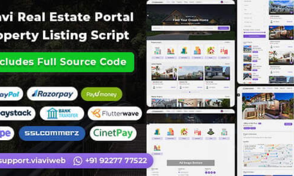 Viavi Real Estate Portal v1.1 Nulled – Property Listing Script