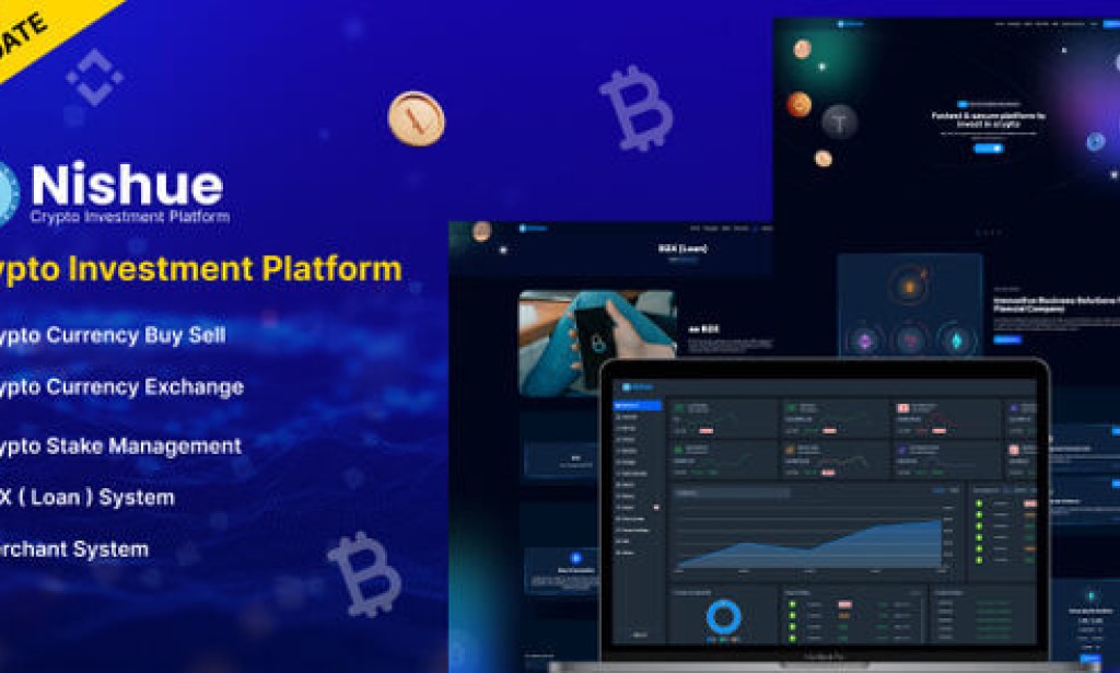 Nishue v5.2 Nulled – CryptoCurrency Buy Sell Exchange and Lending with MLM System | Crypto Investment Platform Script
