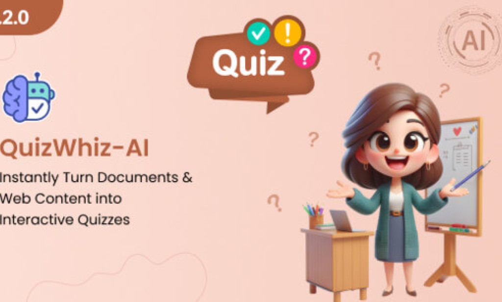QuizWhiz AI v1.2.0 – AI Powered Questions & Answers Generator – Built with Laravel Script