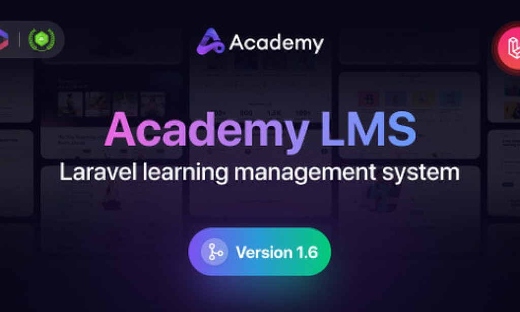 Academy LMS v1.6 Nulled – Laravel Learning Management System PHP Script