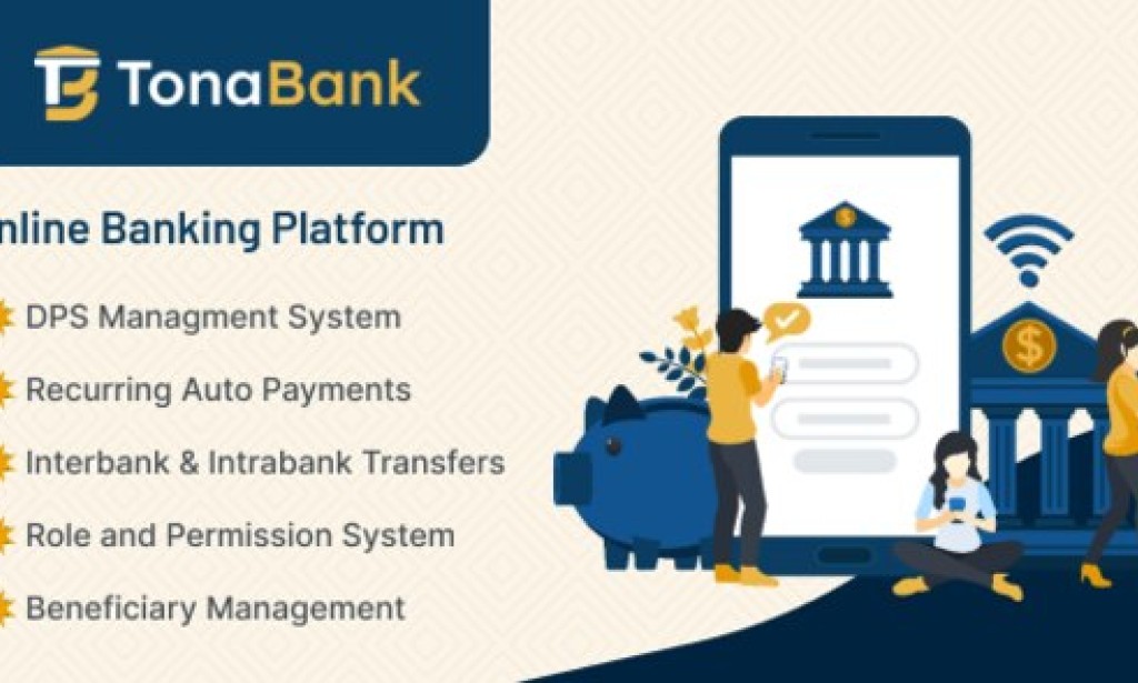 TonaBank v1.0 – Online Banking Platform PHP Script
