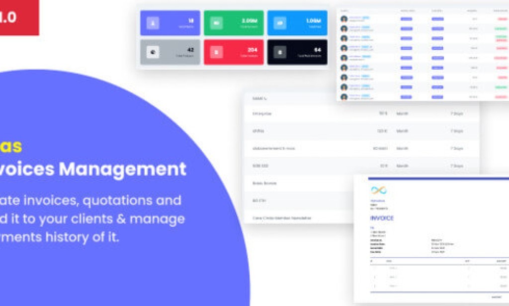 Invoice SaaS Management System v7.1.0 – Invoices SaaS / Billing Management / Laravel Invoice Management PHP Script