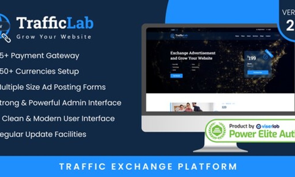 TrafficLab v2.0 Nulled – Traffic Exchange Platform PHP Script