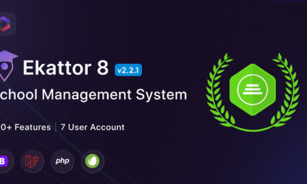 Ekattor 8 v2.2.1 Nulled – School Management System (SAAS) PHP Script