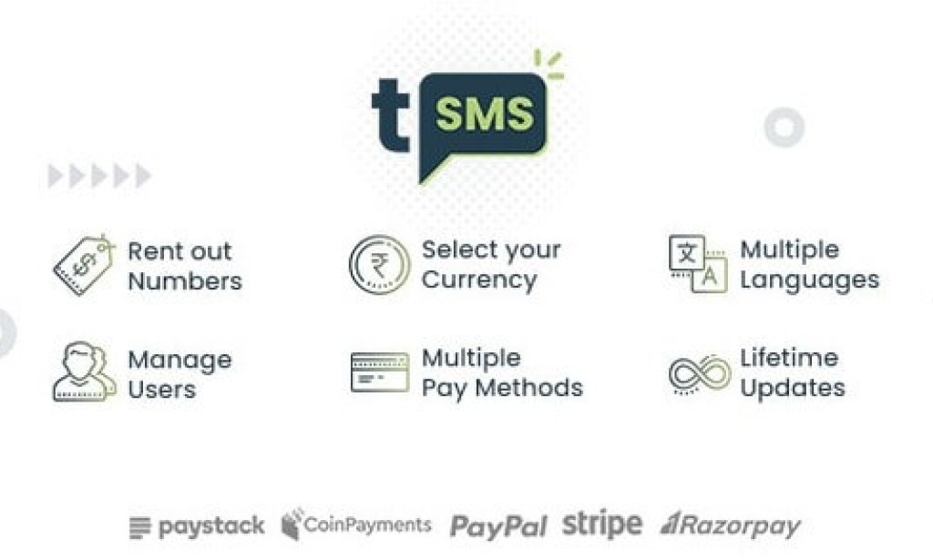 tSMS v2.8.2 Nulled – Temporary SMS Receiving System – SaaS PHP Script