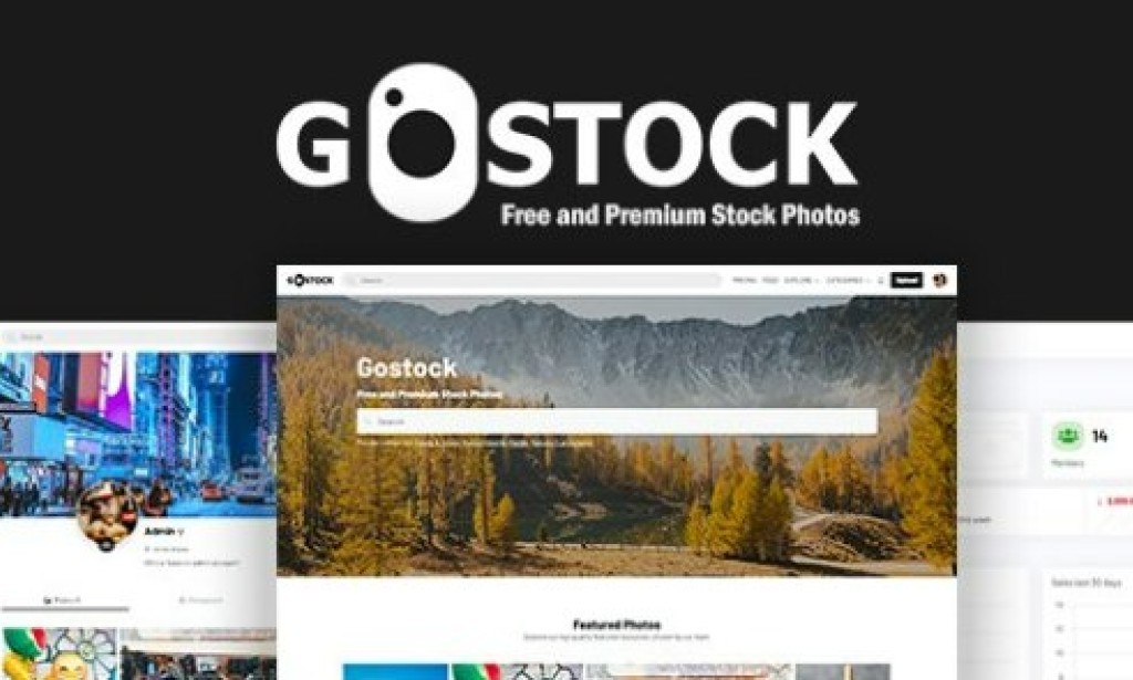 GoStock v5.6 Nulled – Free and Premium Stock Photos Script