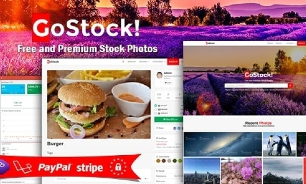 GoStock v3.7 – Free and Premium Stock Photos Script Nulled