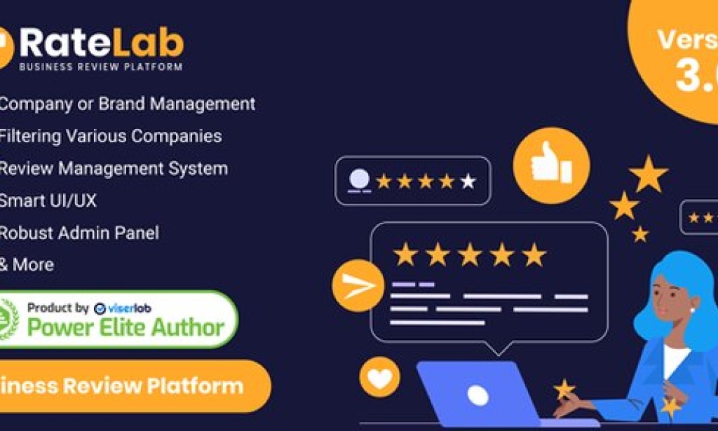 RateLab v3.0 Nulled – Business Review Platform PHP Script