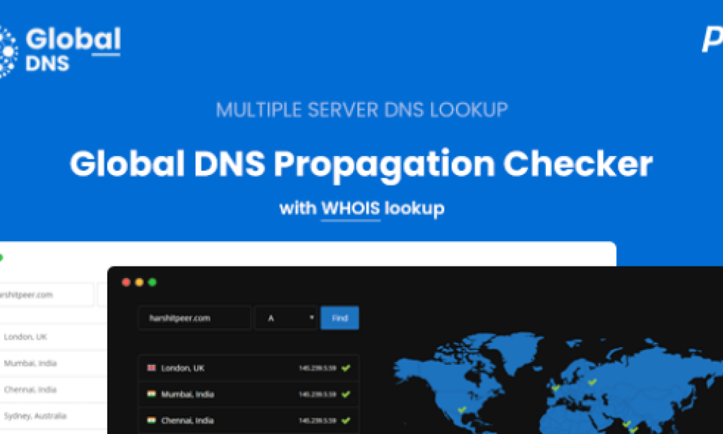 Global DNS v2.9.2 Nulled – DNS Propagation Checker – WHOIS Lookup – PHP Script