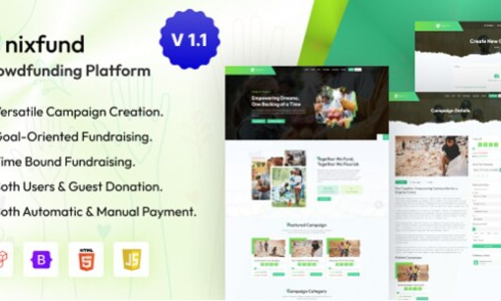 PnixFund v1.1 Nulled – Crowdfunding Platform PHP Script