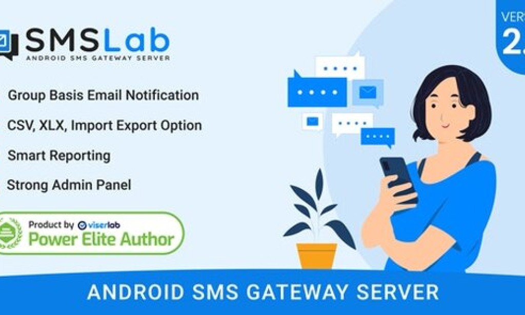 SMSLab v2.1 Nulled – Android Based SMS Gateway Server PHP Script