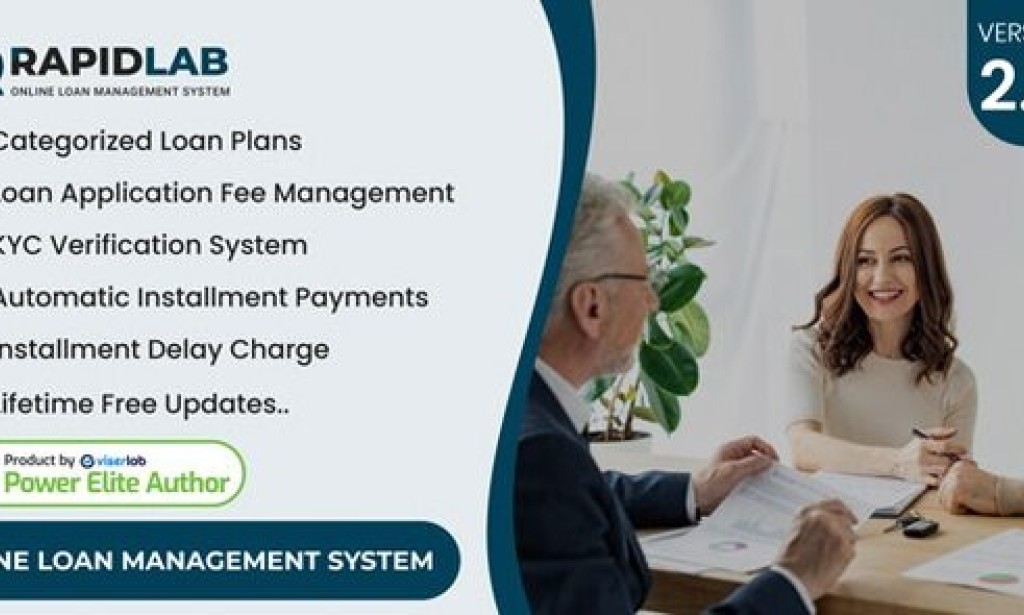 RapidLab v2.0 Nulled – Online Loan Management System PHP Script
