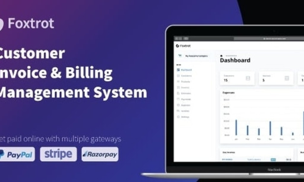 Foxtrot v1.0.1 – Customer, Invoice and Expense Management System