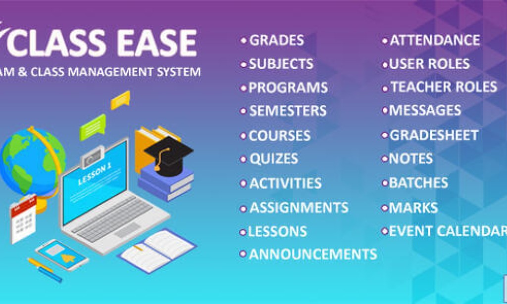 Class Ease v1.5 – Exam and Class Management System Script