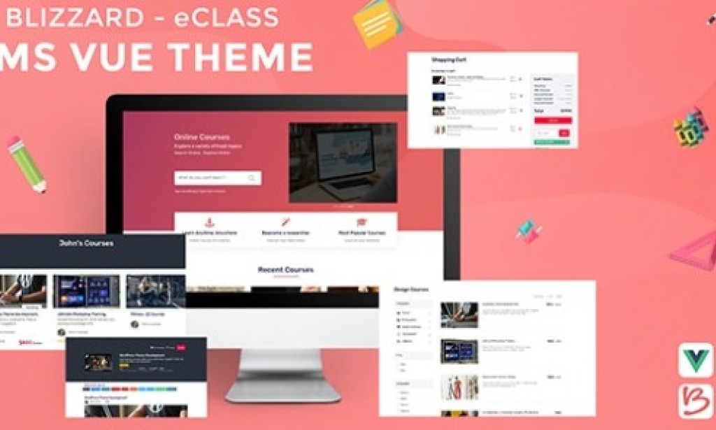 Blizzard v1.0 – eClass LMS Theme PHP Script