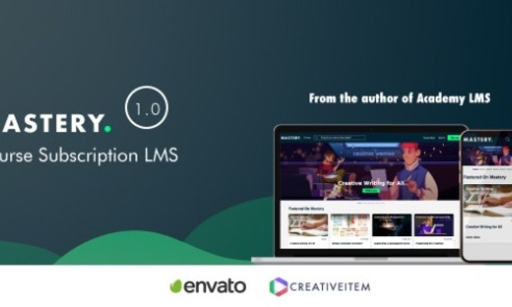 Mastery LMS v1.0 – Course Subscription System PHP Script