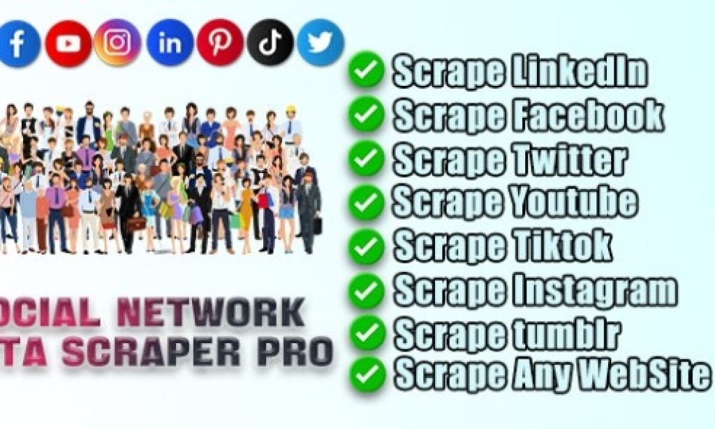 Social Network Data Scraper Pro v12.0 – .NET Project