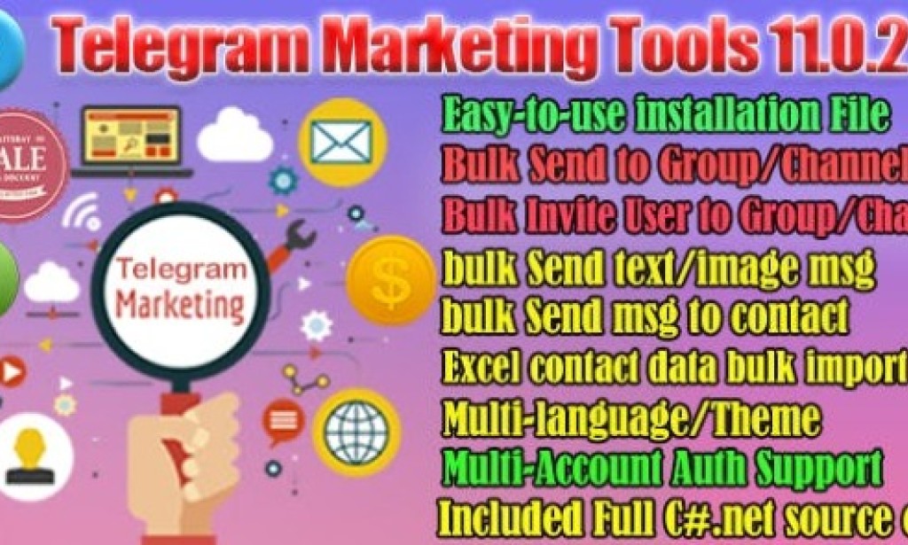 Telegram Marketing Tools v16 – .NET Social Software