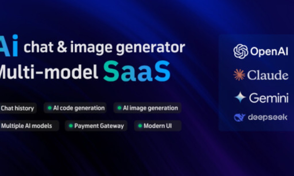 AI Chat, Image v3.0.0 – AI Multi Model SaaS Script