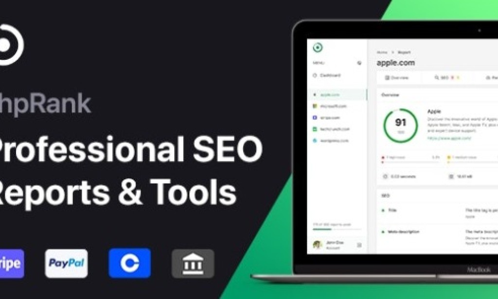 phpRank v17.0 Nulled – SEO Reports & Tools Platform (SaaS) Script