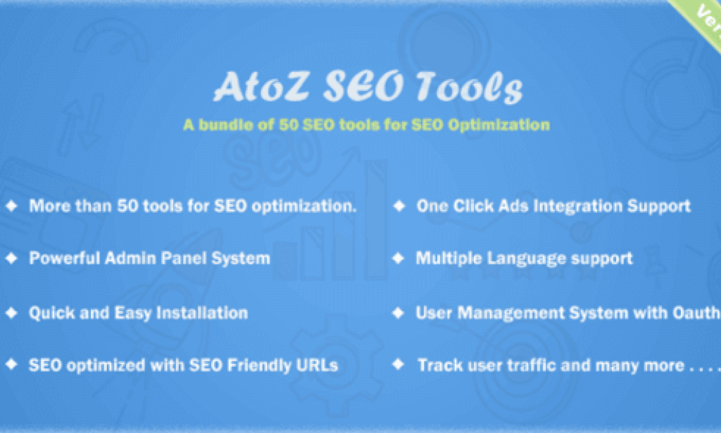 AtoZ SEO Tools v4.0 Nulled – Search Engine Optimization Tools PHP Script