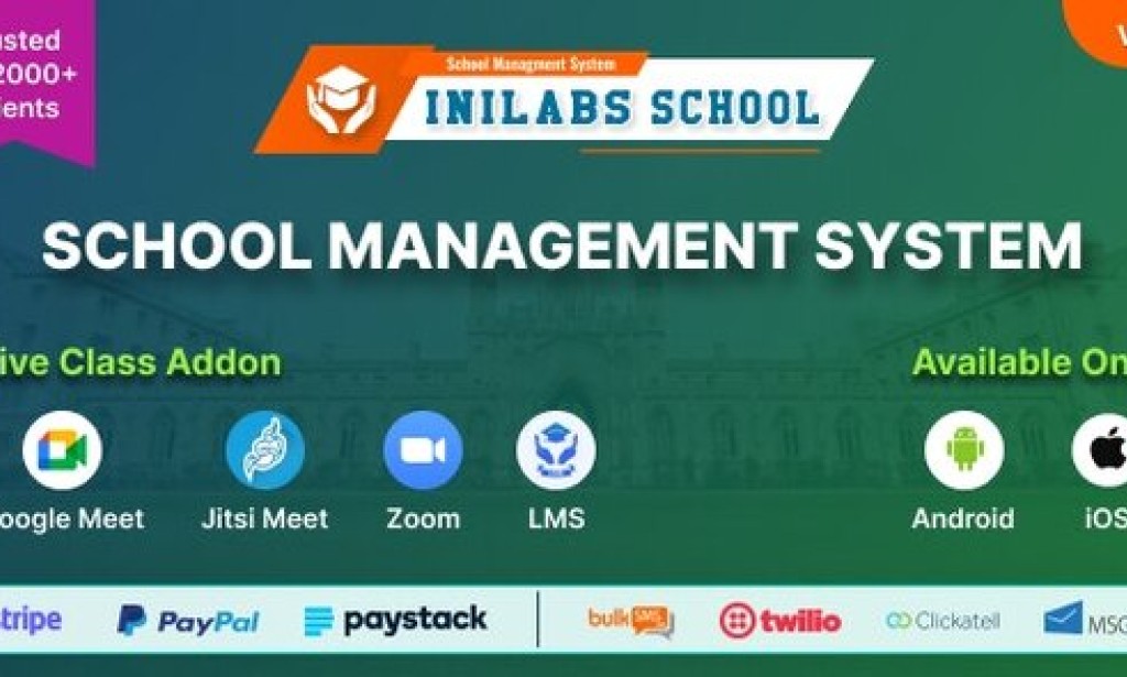 Inilabs School Express v5.9 – School Management System PHP Script