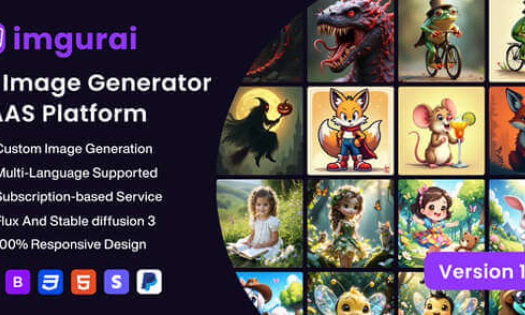 Imgurai v1.7.0 Nulled – AI Image Generator (SAAS) PHP Script