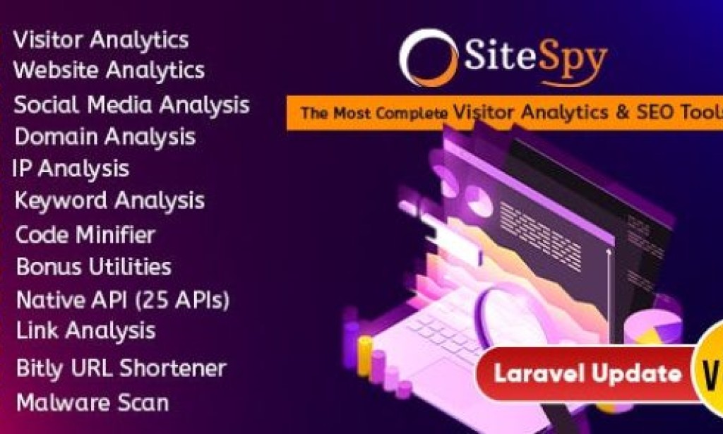 SiteSpy v8.4 Nulled – The Most Complete Visitor Analytics & SEO Tools Script