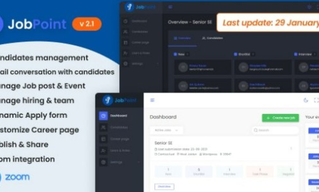 JobPoint v3.1 Nulled – Recruitment Management System Script