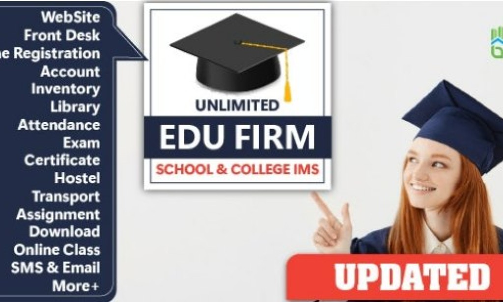 Unlimited Edu Firm (23 Nov 2023) Nulled – School & College Information Management System