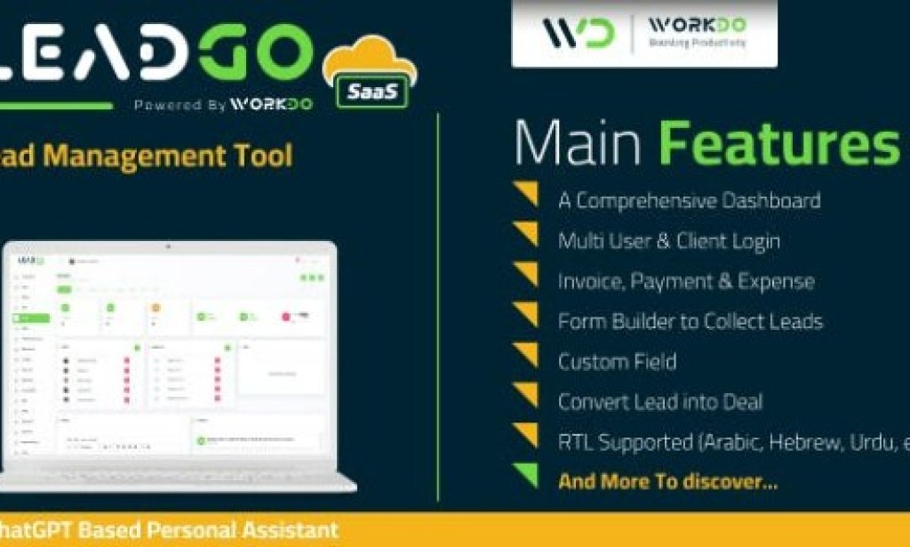 LeadGo SaaS v5.2 Nulled – Lead Management Tool PHP Script