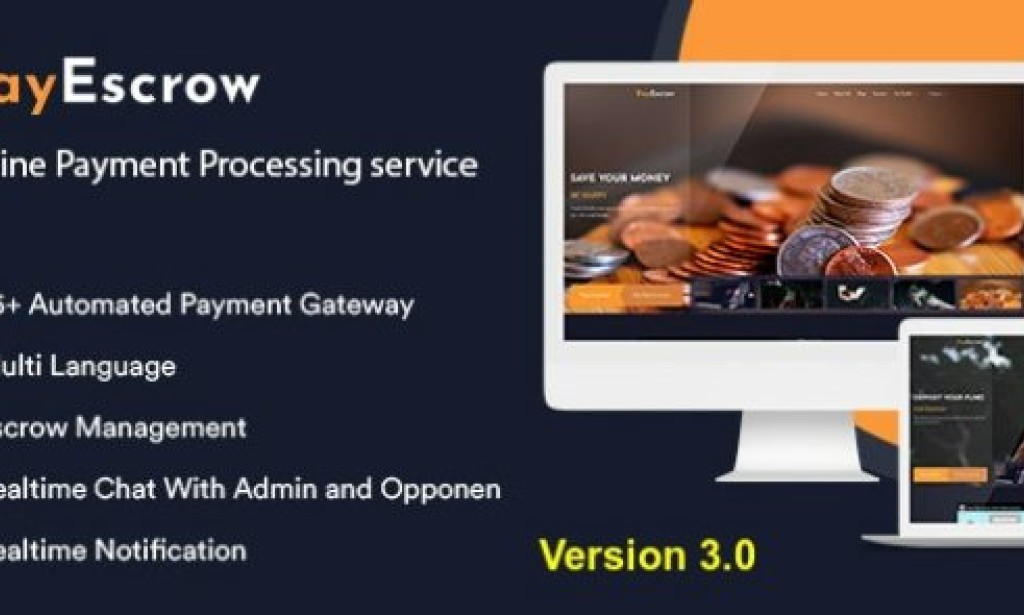PayEscrow v3.1.2 Nulled – Online Payment Processing Service PHP Script