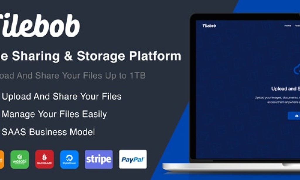 Filebob v1.8 Nulled – File Sharing And Storage Platform (SAAS) PHP Script