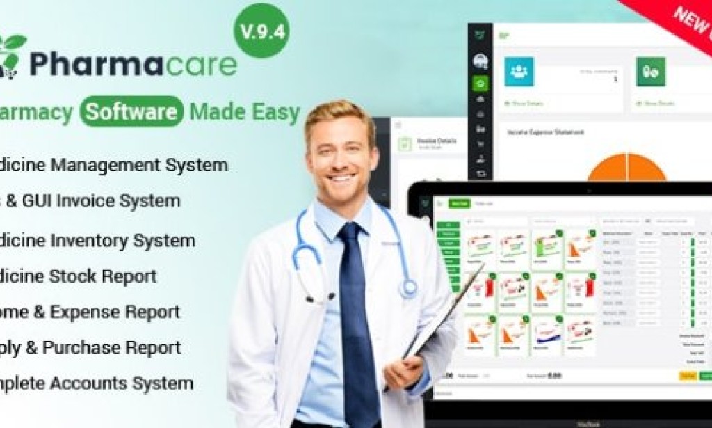 Pharmacare v9.4 Nulled – Pharmacy Software Made Easy PHP Script