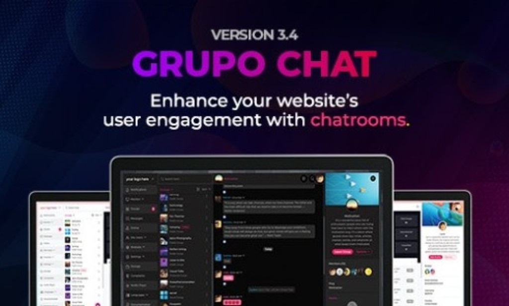 Grupo Chat v3.5 Nulled – Chat Room & Private Chat PHP Script
