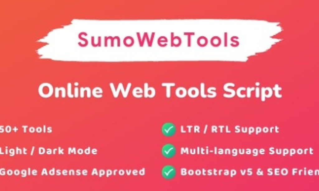 SumoWebTools v2.0.1 Nulled – Online Web Tools Script