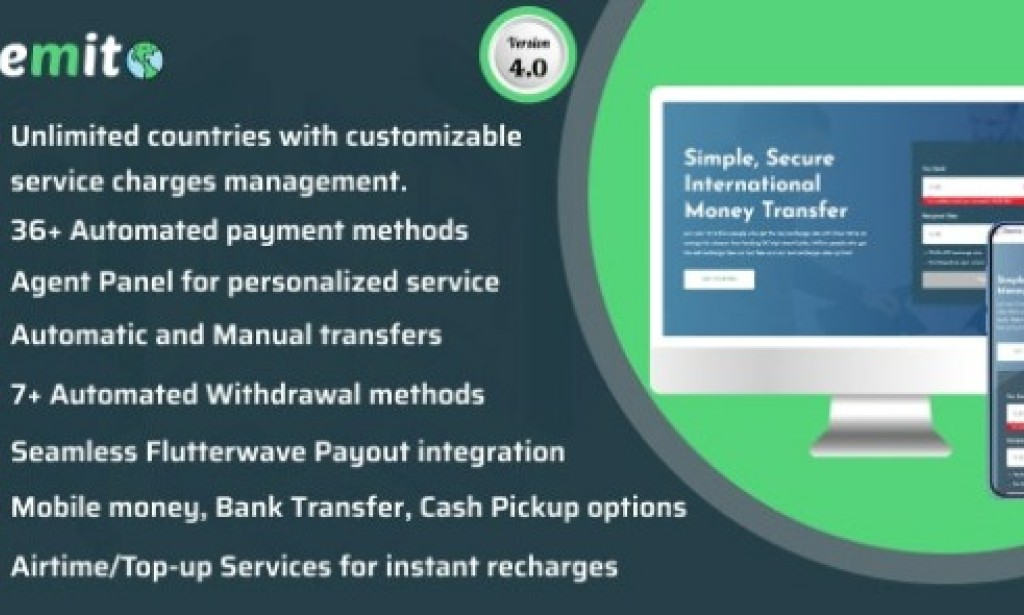 Remito v4.0.1 Nulled – A Complete Remittance Solution PHP Script