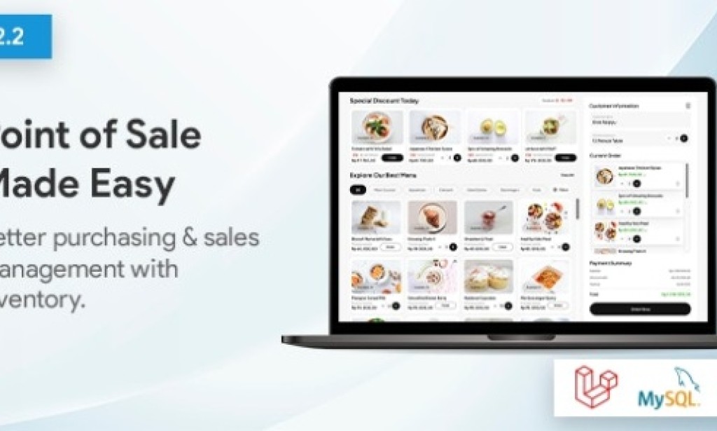 InfyPOS v2.2.2 – POS – Ultimate POS system with Inventory Management System – Point of Sales – React JS – Laravel POS PHP Script