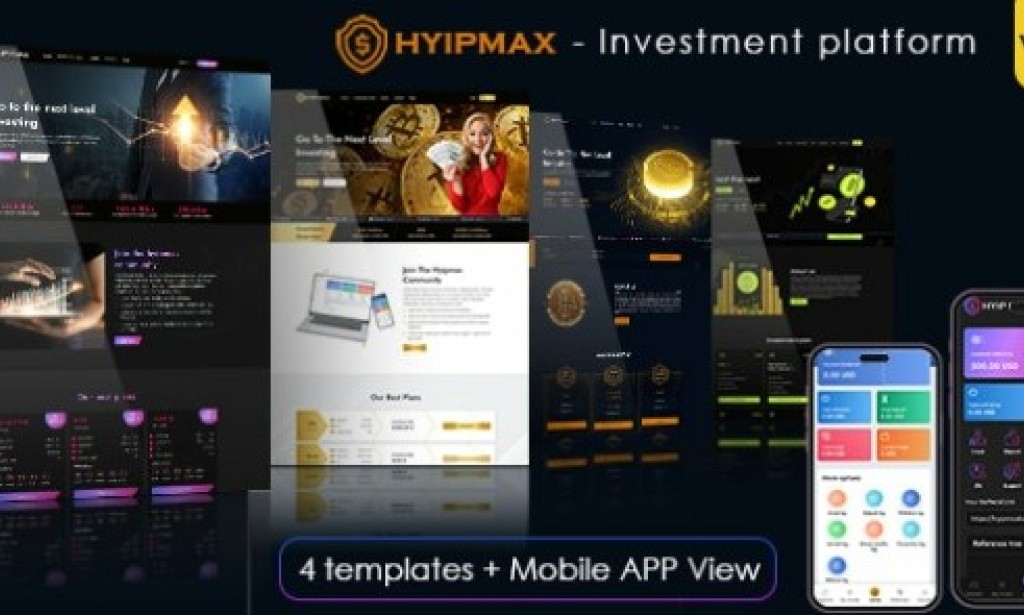 HYIP MAX v10.0 Nulled – High yield Investment Platform PHP Script