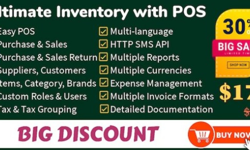 Ultimate Inventory with POS v2.4 Nulled – PHP Script