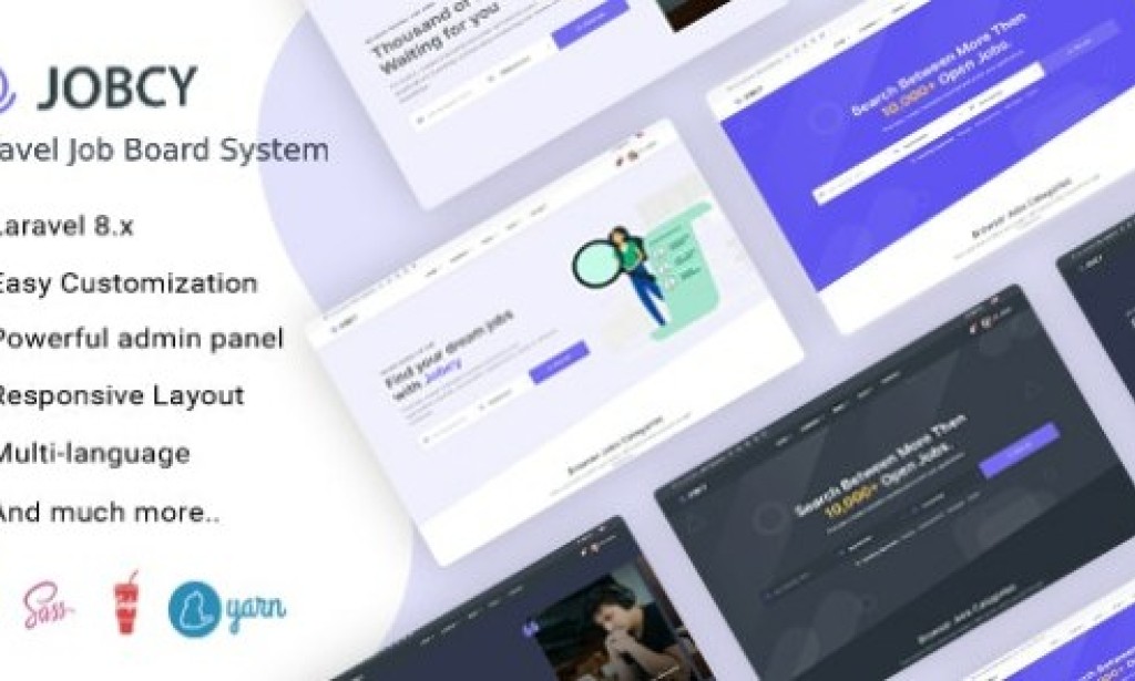 Jobcy v1.10.0 Nulled – Laravel Job Board Multilingual System PHP Script