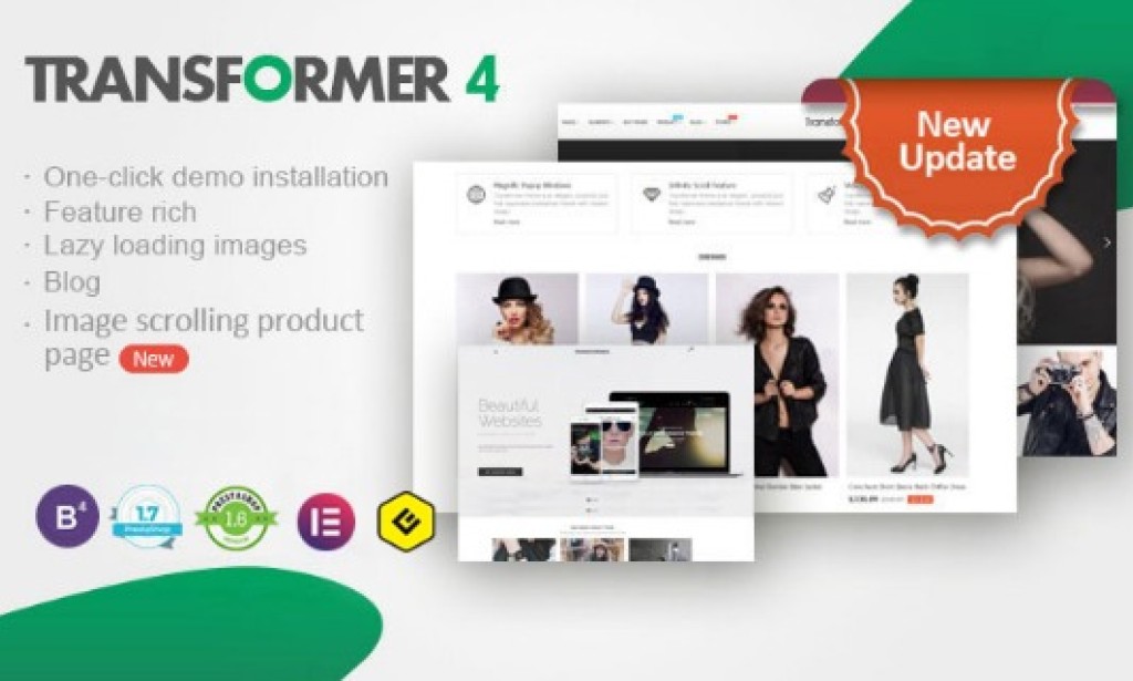 Transformer PrestaShop Theme v4.7.0 Nulled – Responsive PrestaShop Template
