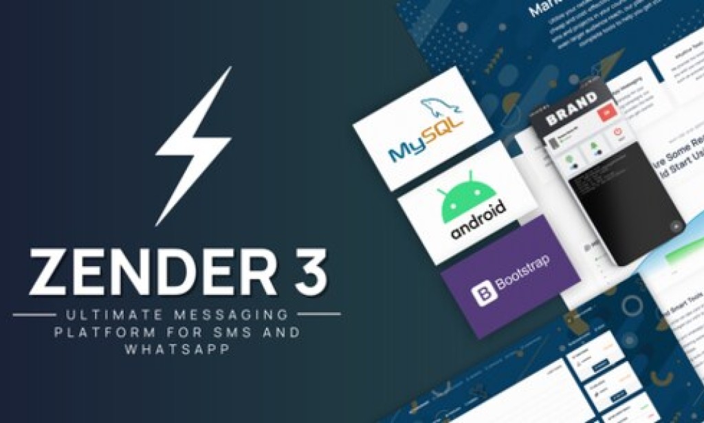 Zender v3.9 – WhatsApp and SMS Messaging Platform and use Android as SMS Gateways (SaaS) PHP Script