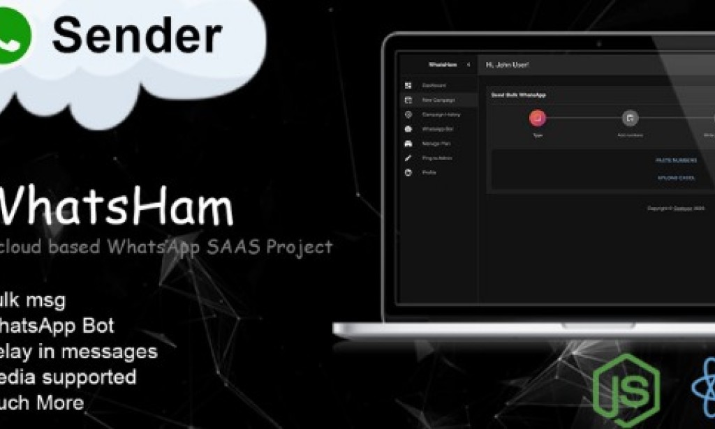 WhatsHam v3.6.1 – A Cloud based WhatsApp SAAS System Script