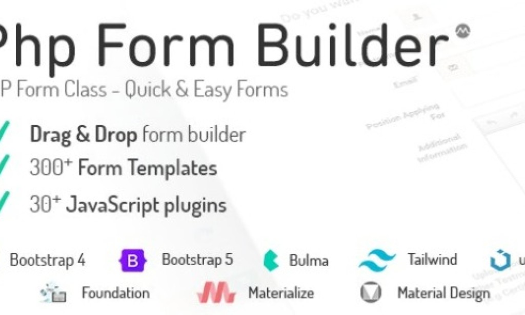 PHP Form Builder v5.2.1 Nulled PHP Script