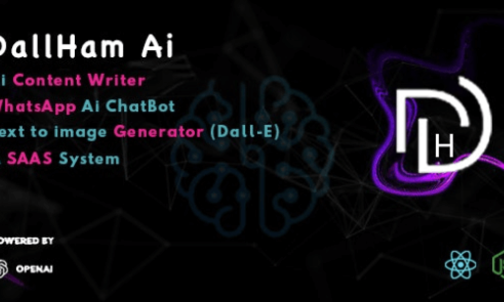 DallHam Ai v1.0 – Ai WhatsApp Chatbot, AI Content Creator, Image Generator SAAS System Script