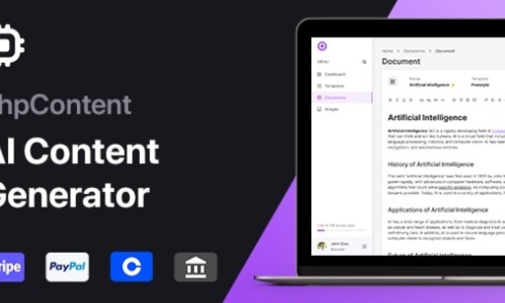 phpContent v1.2.0 Nulled – AI Content Generator Platform (SaaS) PHP Script