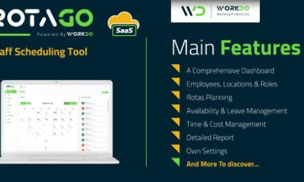 RotaGo SaaS v5.1.0 – Staff Scheduling Tool PHP Script