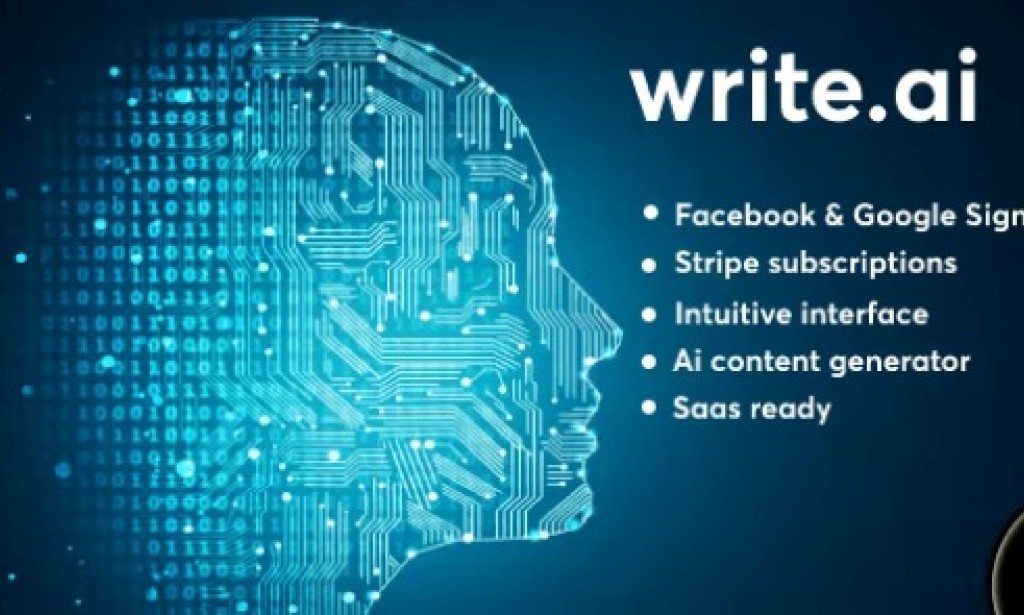 Write.ai v1.0 – AI Content Generation Tool (SAAS) PHP Script