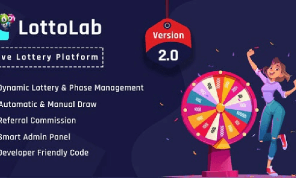 LottoLab v2.0 Nulled – Live Lottery Platform PHP Script